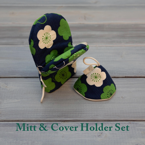 Japanese Pot Cover Holders and Oven Mitts