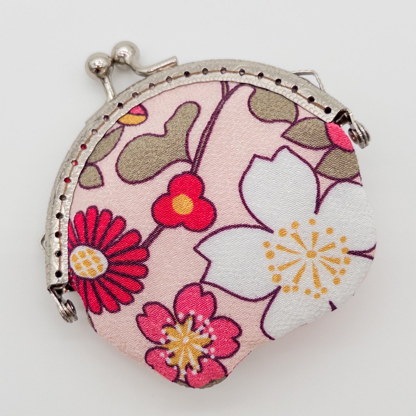 Sakura Mochi Coin Pouch – Kyoto Chirimen Fabric