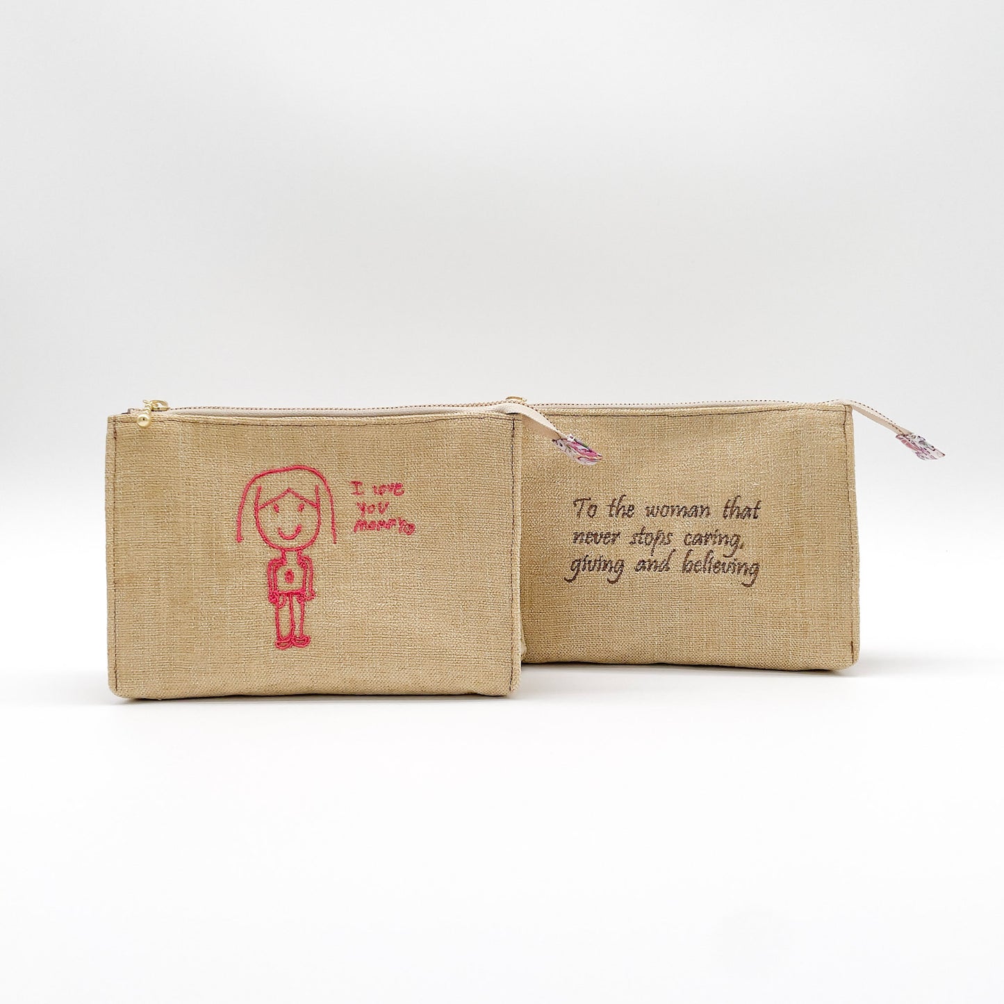 Custom Embroidered Makeup Bag for Mother’s Day, Birthday and Just Because