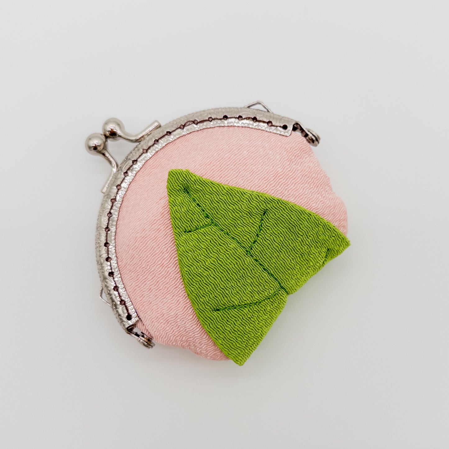 Sakura Mochi Coin Pouch – Kyoto Chirimen Fabric