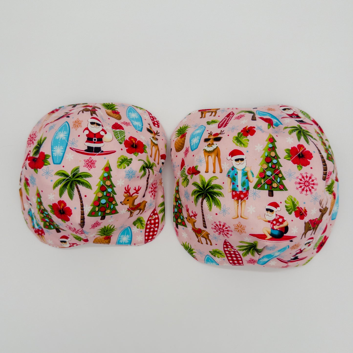 Reversible Palaka Mele Kalikimaka Microwavable Soup Bowl Cozy Holder
