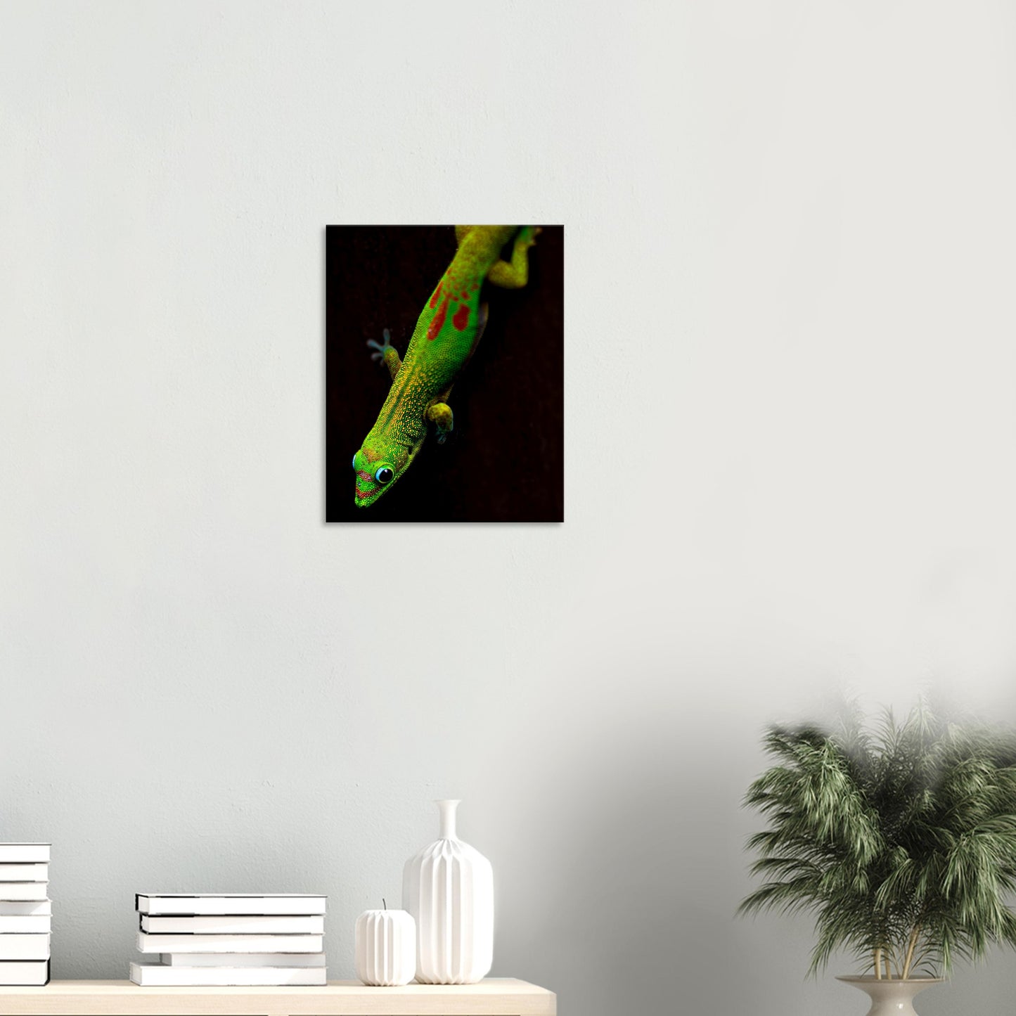 Canvas Wall Art Hawaiian Gecko Lizard Photographed in Paradise