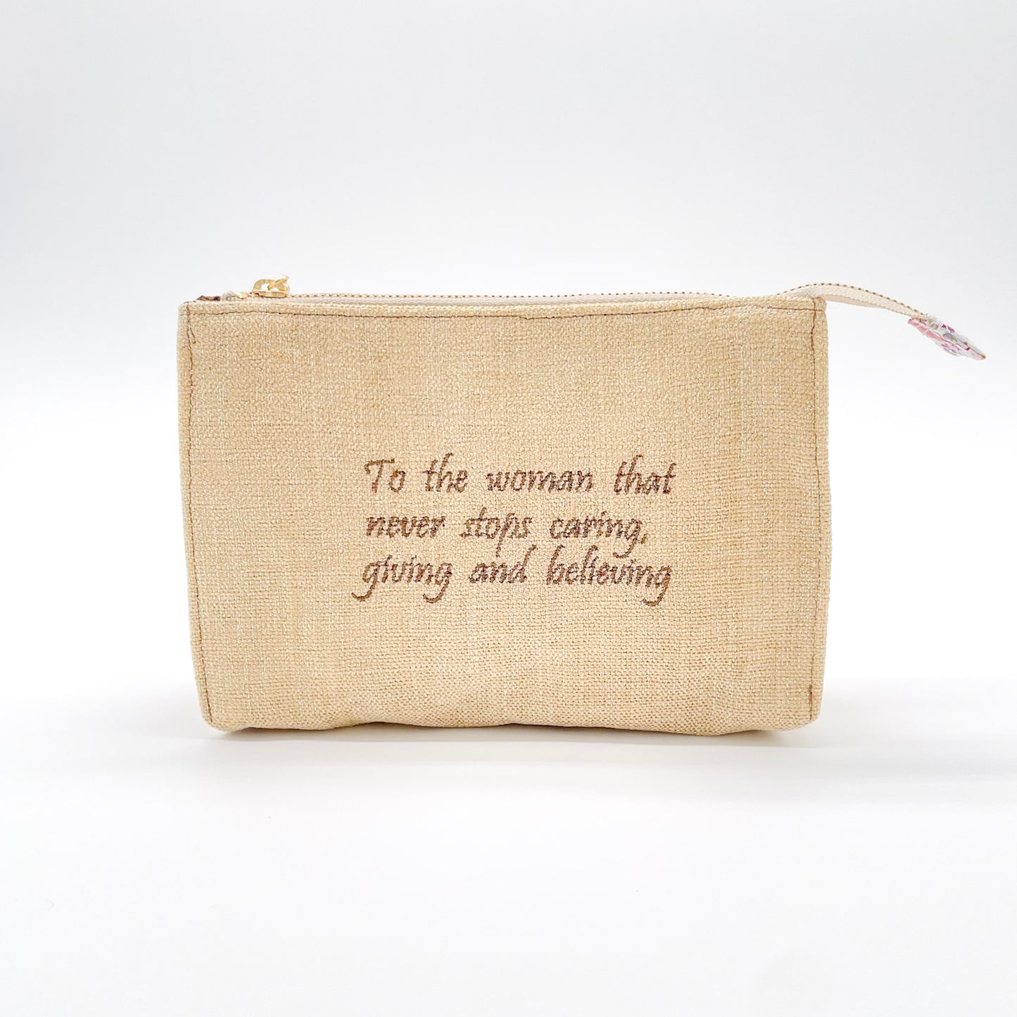 Custom Embroidered Makeup Bag for Mother’s Day, Birthday and Just Because