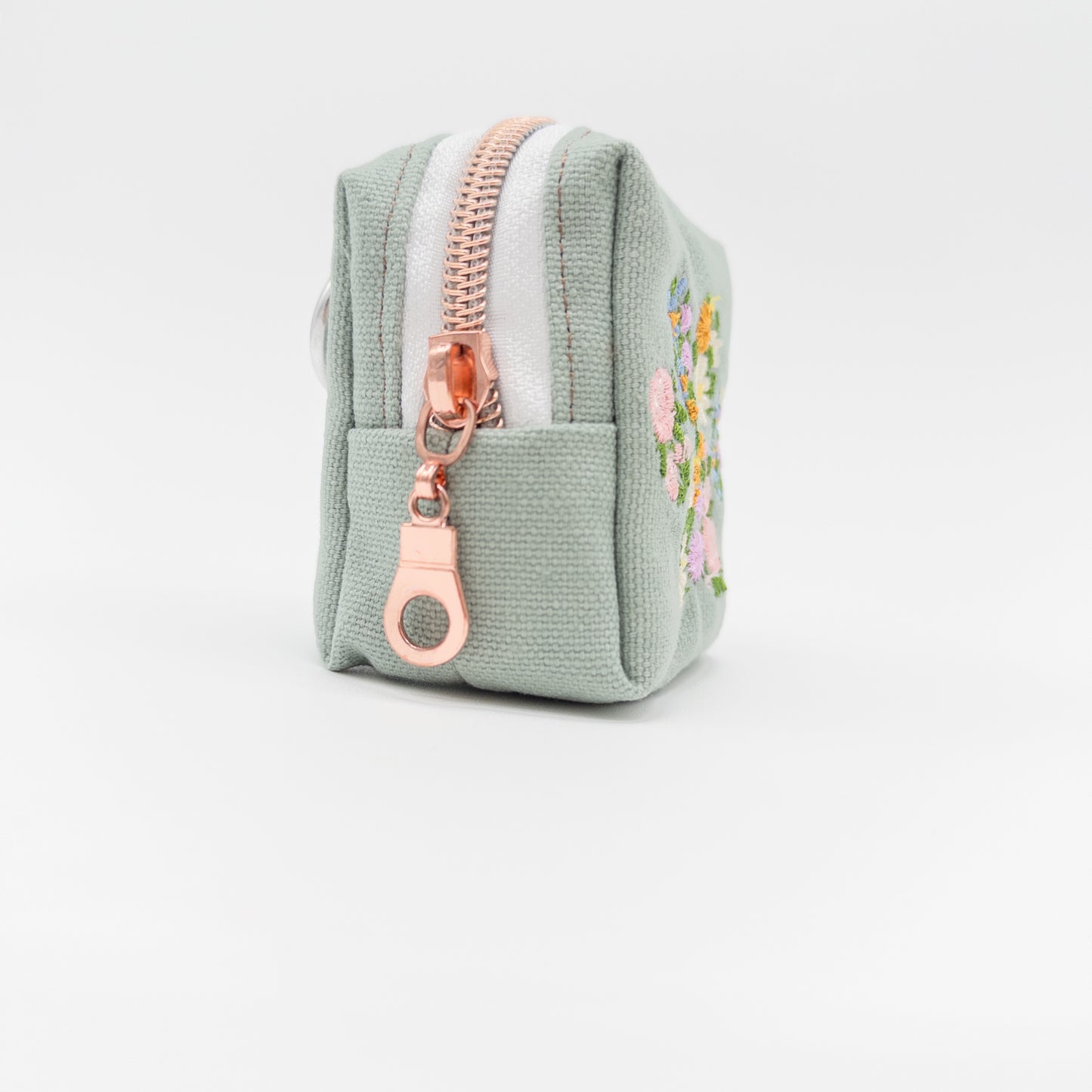Blooming Paw Embroidered Dog Poo Bag Holder