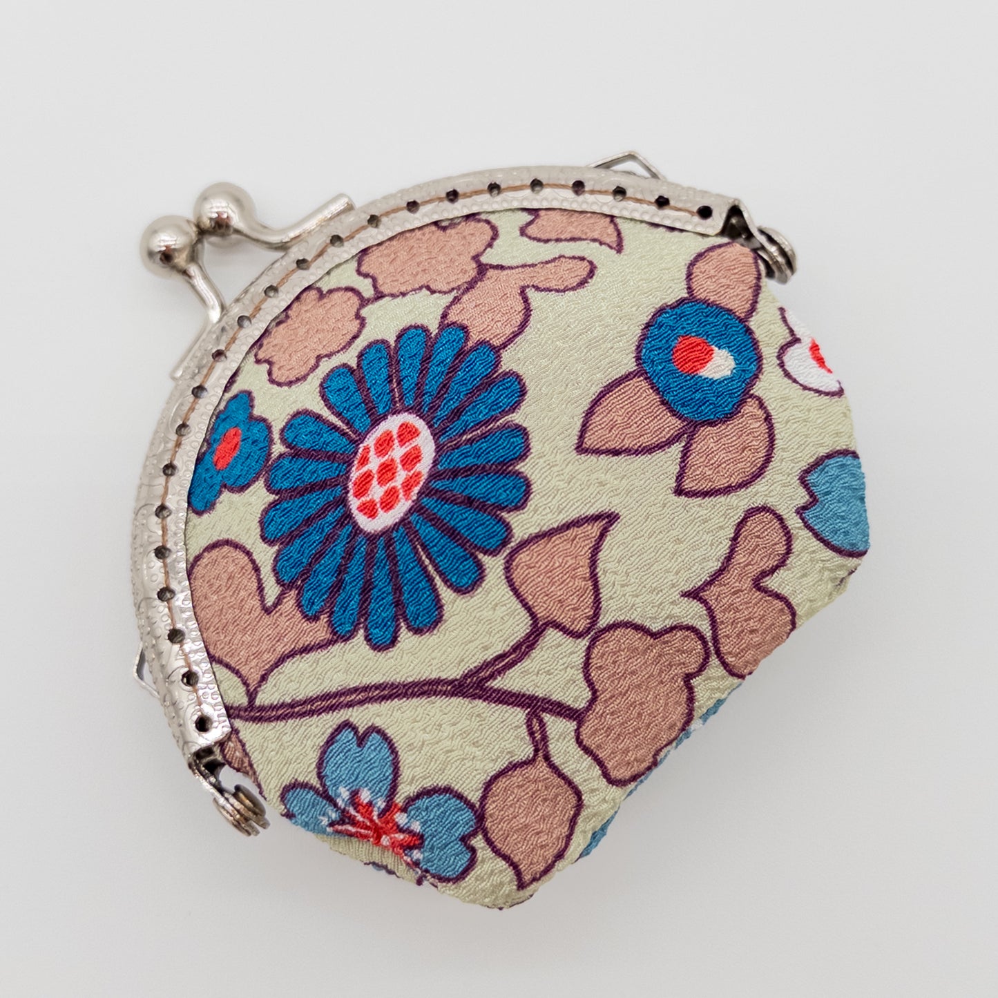 Sakura Mochi Coin Pouch – Kyoto Chirimen Fabric