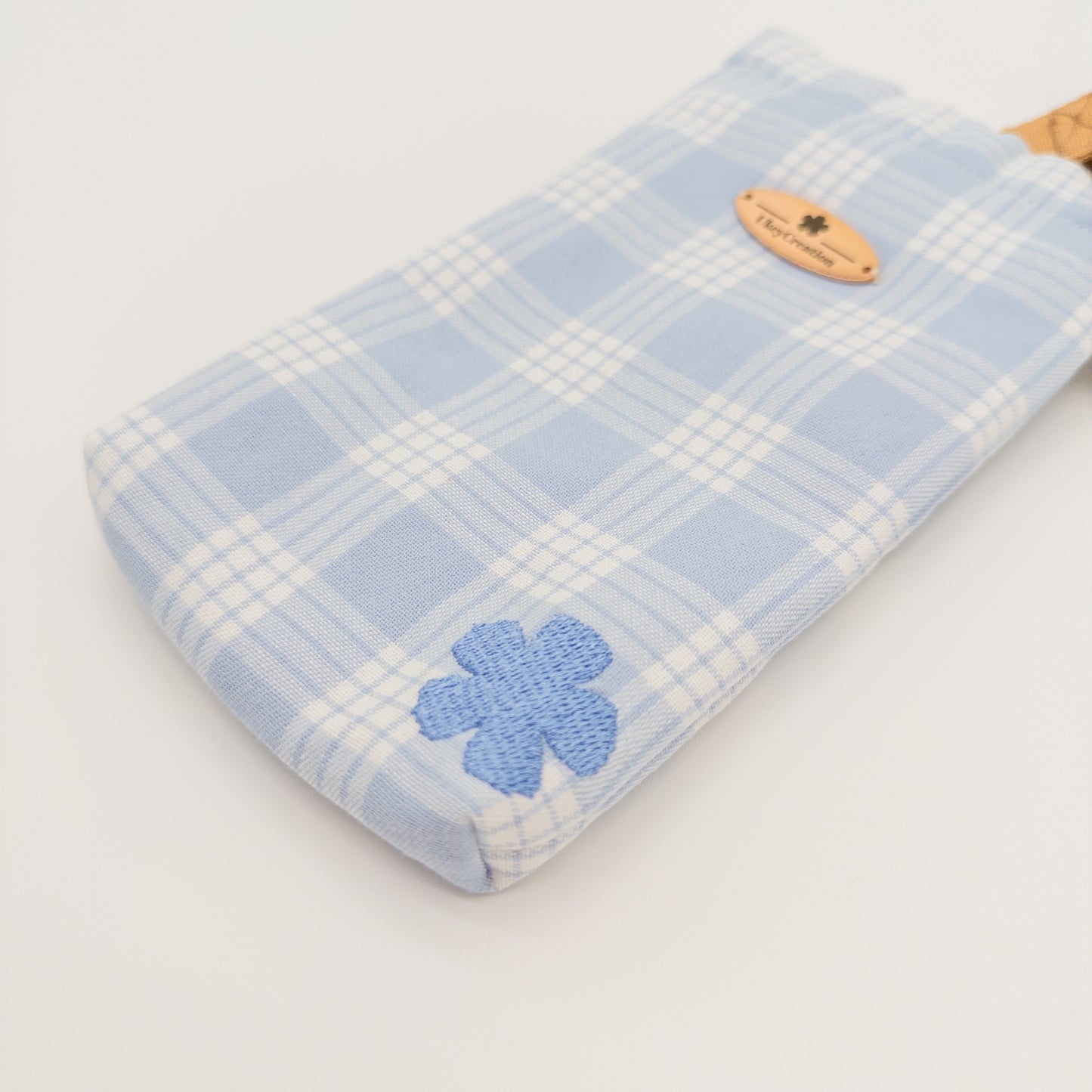 Hawaiian Palaka Crossbody Phone Bag with Flex Clasps