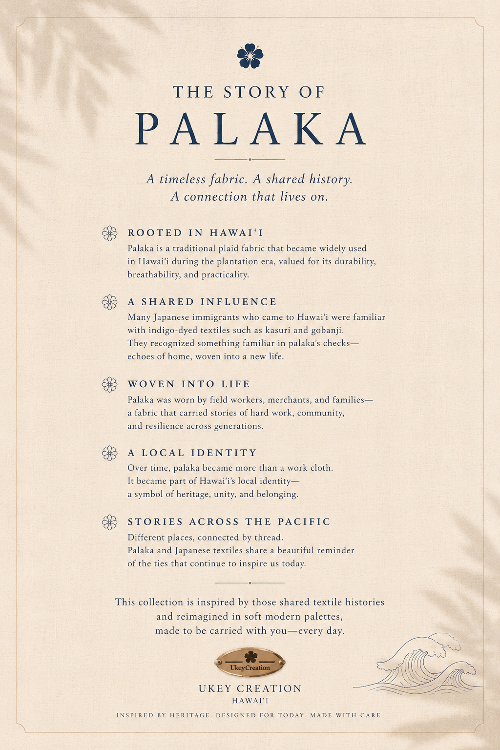 Hawaiian Palaka Crossbody Phone Bag with Flex Clasps