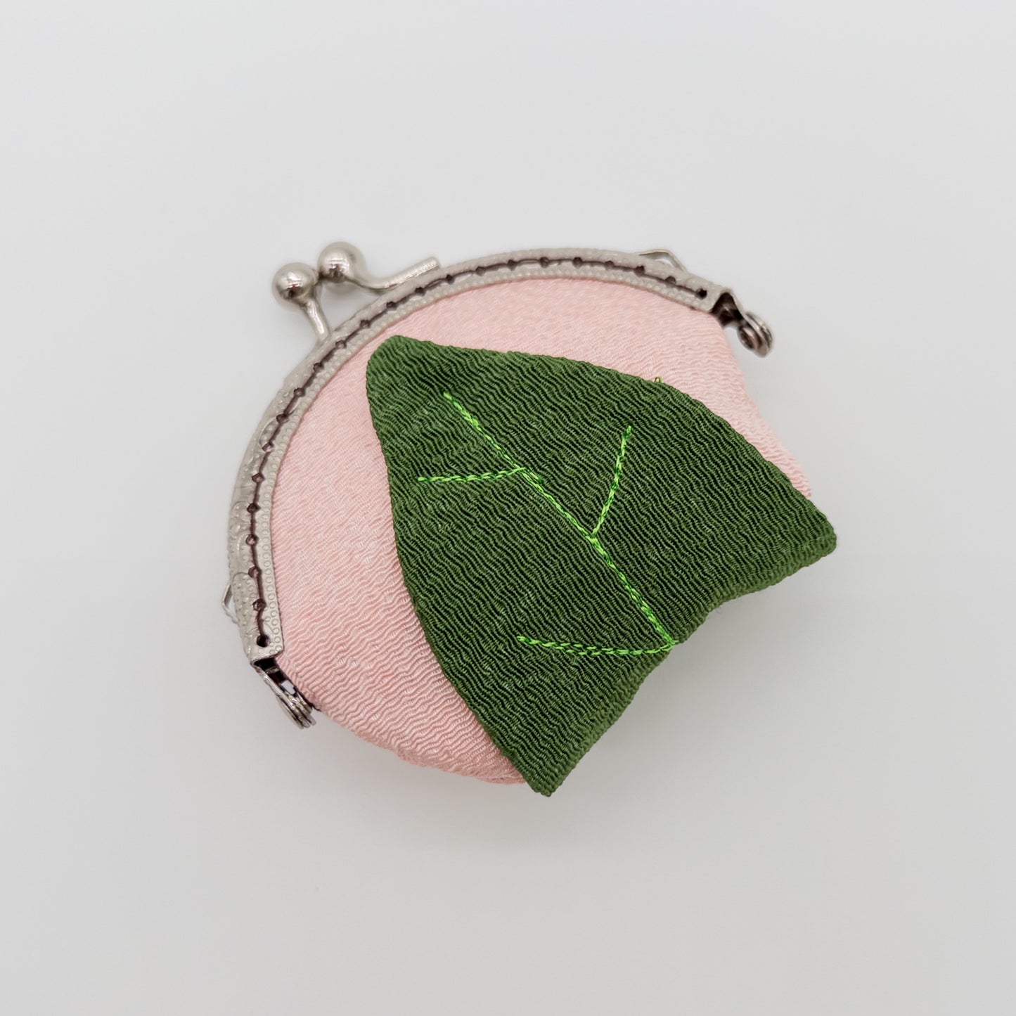 Sakura Mochi Coin Pouch – Kyoto Chirimen Fabric