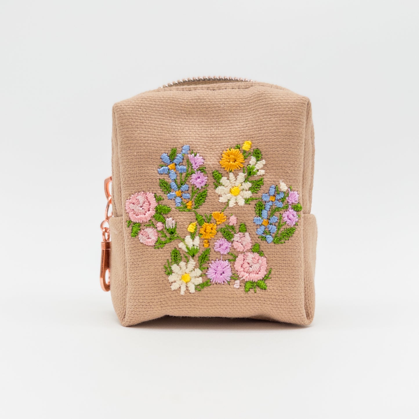 Blooming Paw Embroidered Dog Poo Bag Holder