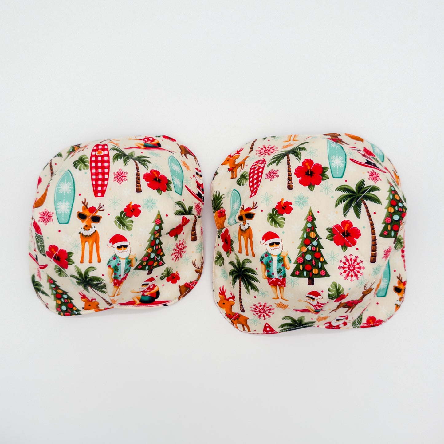 Reversible Palaka Mele Kalikimaka Microwavable Soup Bowl Cozy Holder