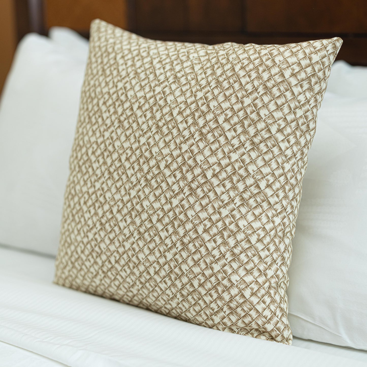 Plumeria Pillow Covers | Hawaiian Weave Cotton Designs