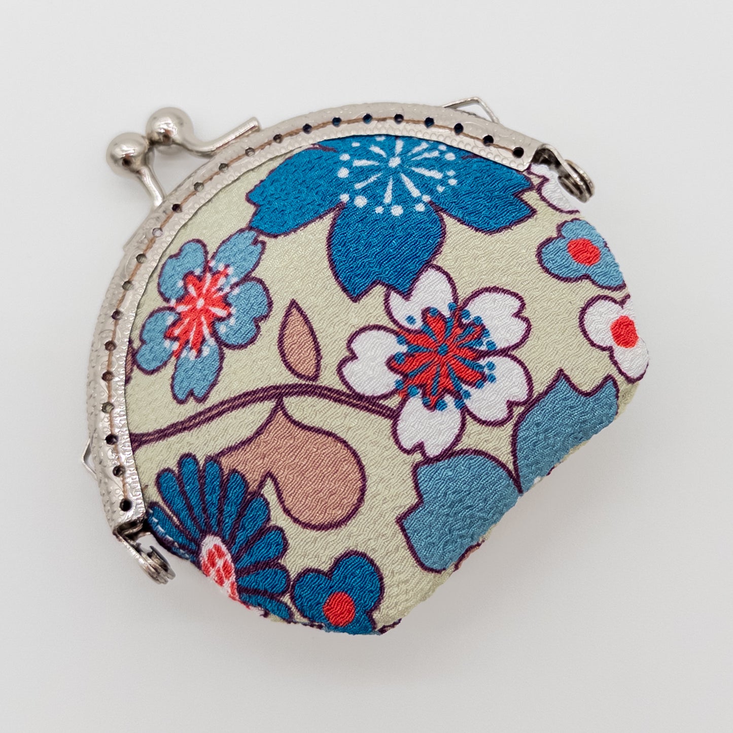 Sakura Mochi Coin Pouch – Kyoto Chirimen Fabric