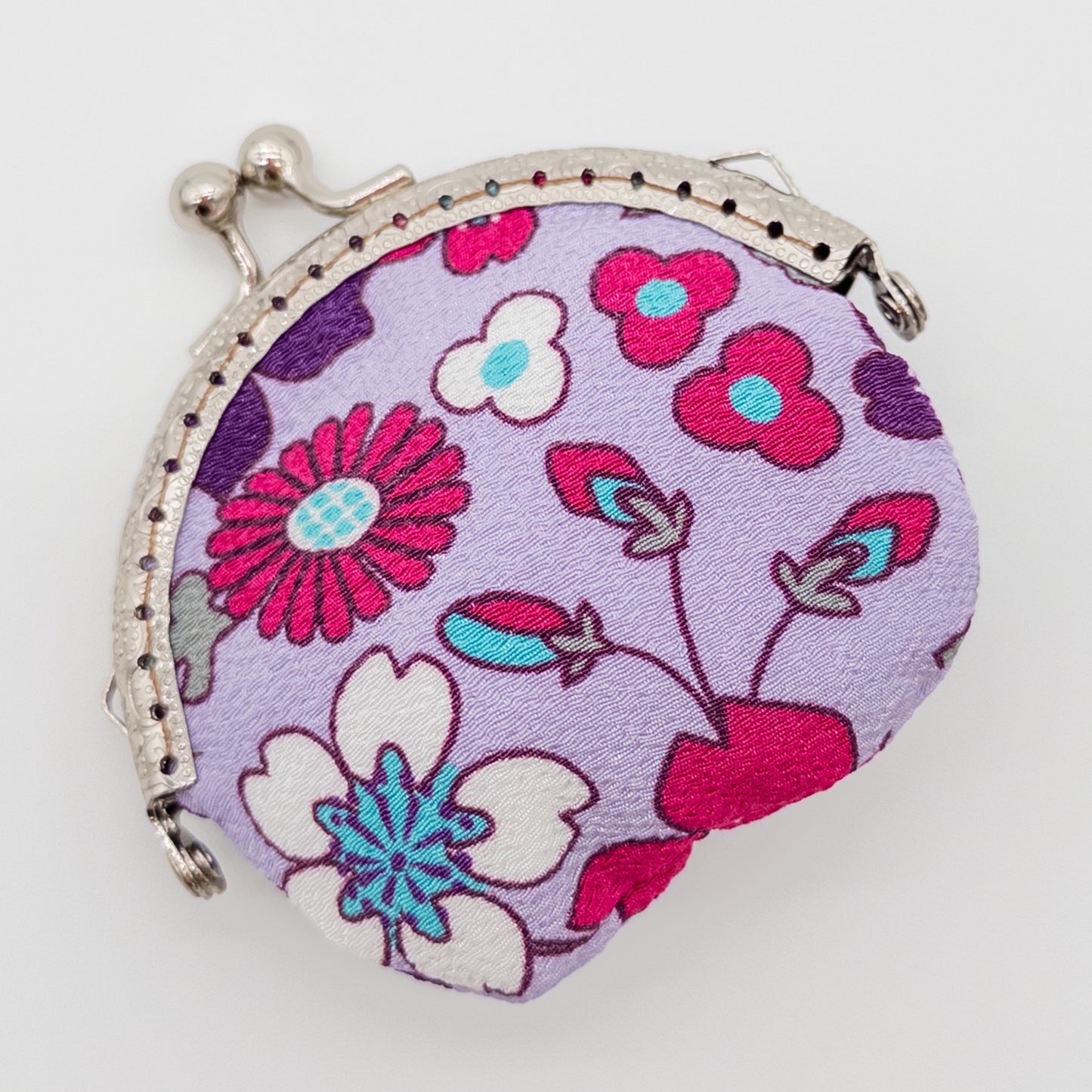 Sakura Mochi Coin Pouch – Kyoto Chirimen Fabric