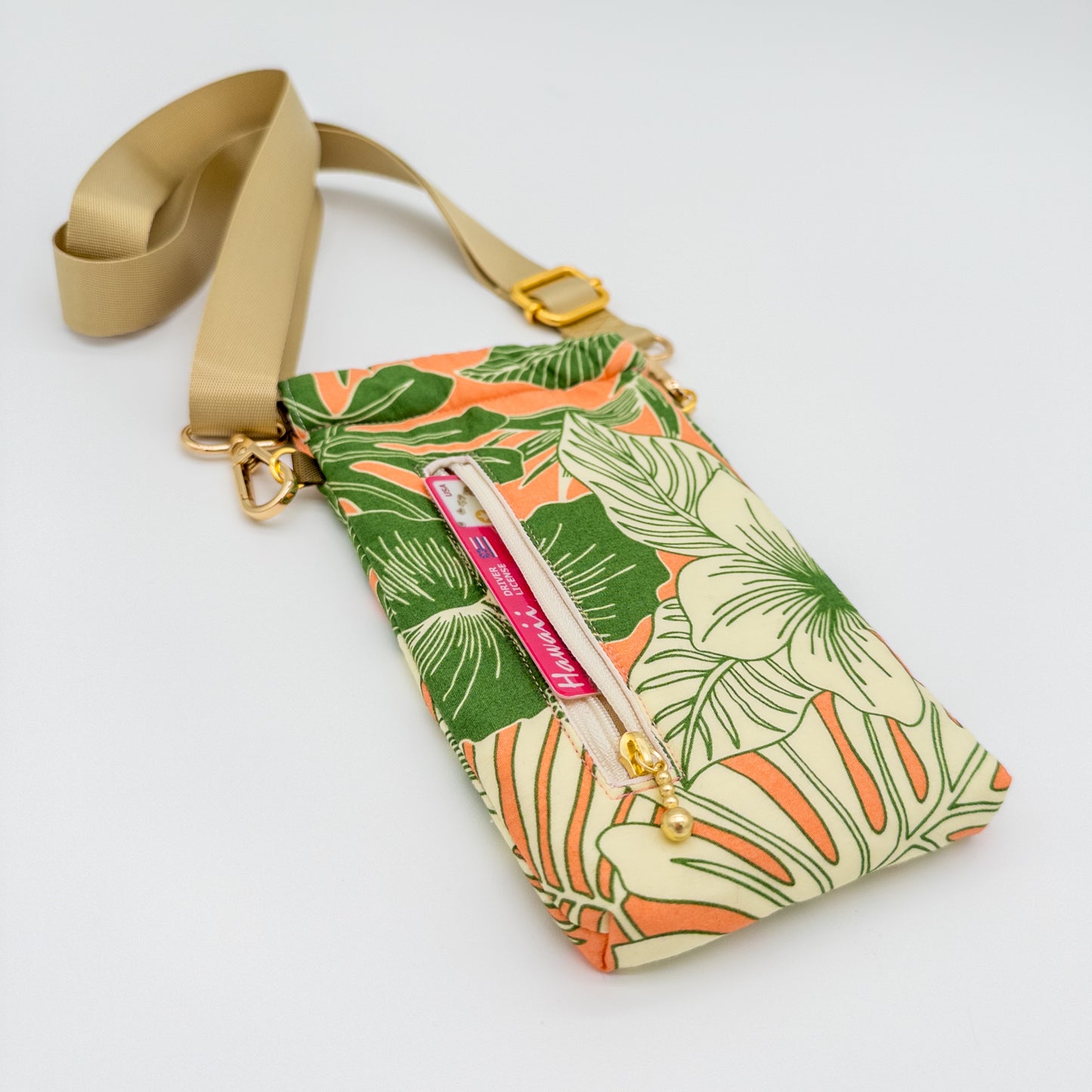 Tropical Crossbody Phone Bag