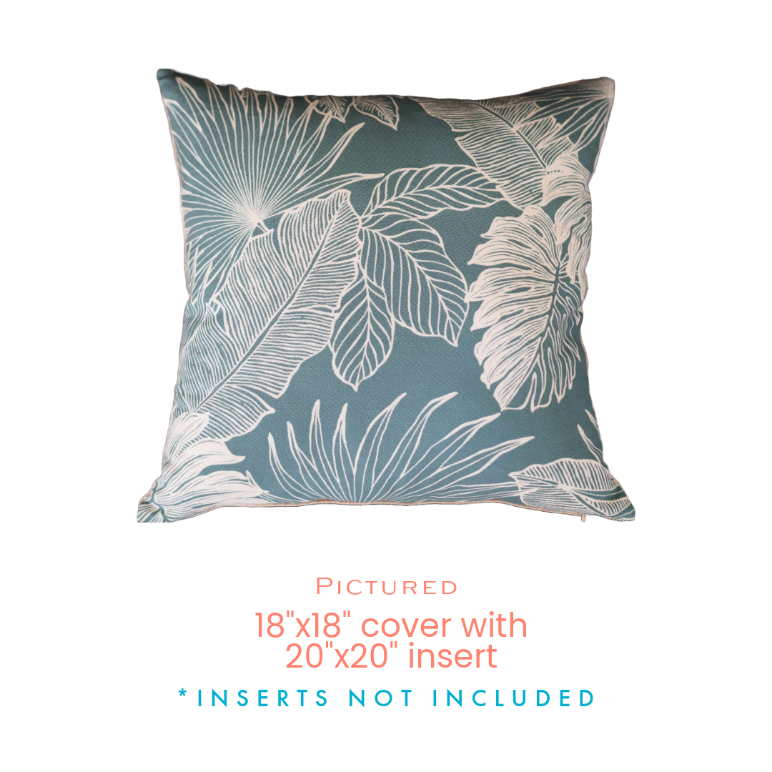 Hawaiian Botanical Pillow Covers