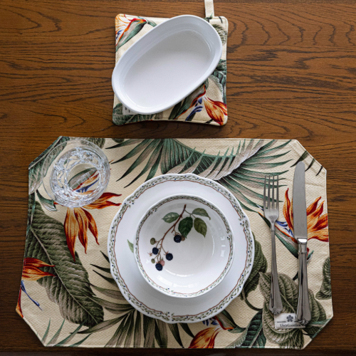 Hawaiian Tropical Reversible Placemats