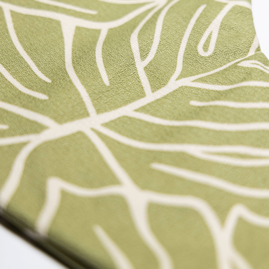 Tropical Monstera Hawaiian Christmas Stocking - Personalized With Wooden Tag or Embroidered Name