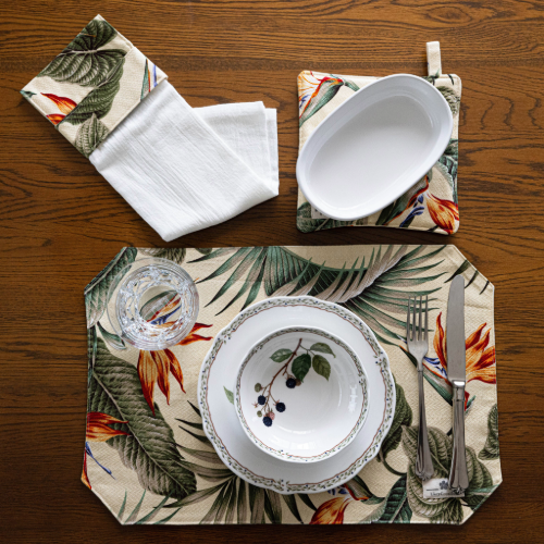 Hawaiian Tropical Reversible Placemats