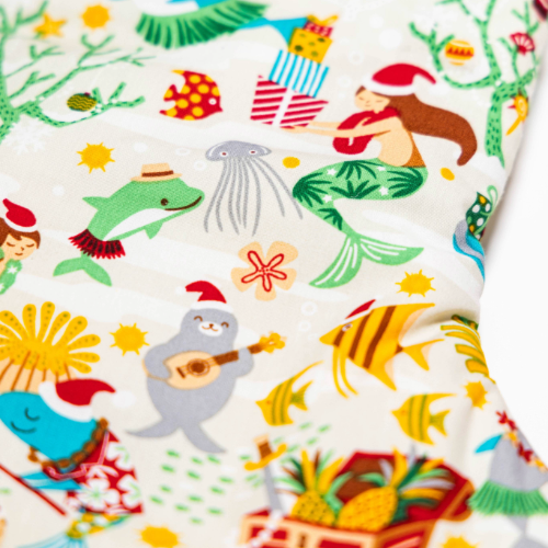 Personalized Mermaid Christmas Stocking With Tags or Embroidered Name