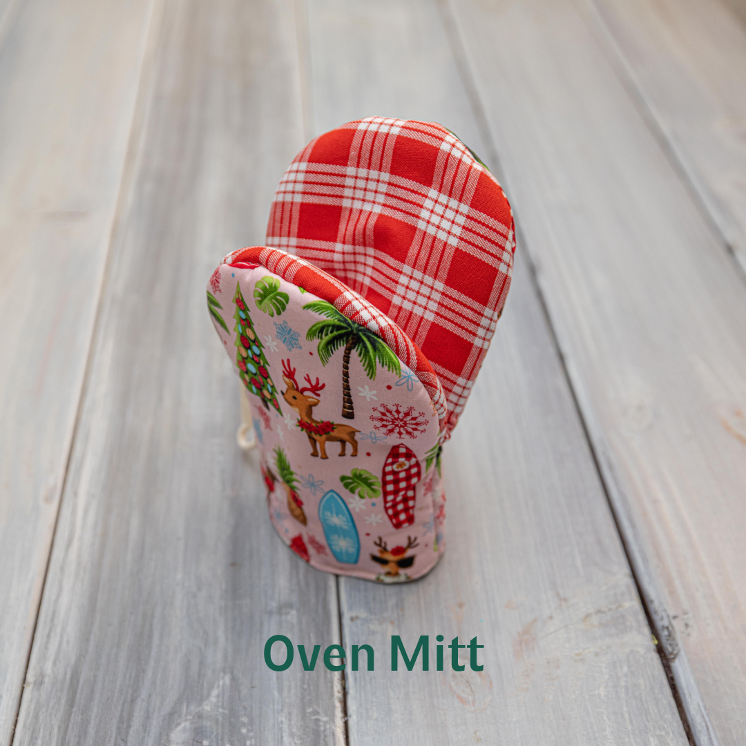 Hawaiian Holiday Kitchen Set – Oven Mitt, Potholder & Pot Cover