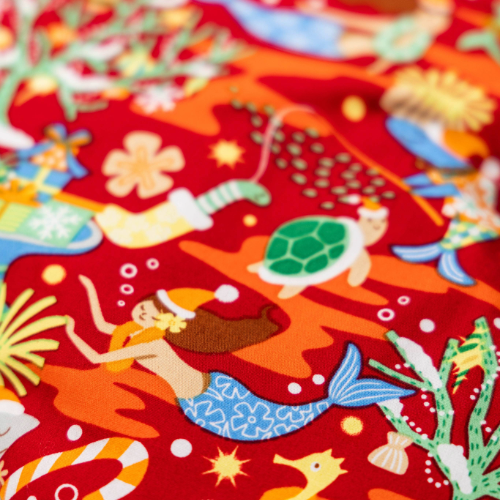 Personalized Mermaid Christmas Stocking With Tags or Embroidered Name